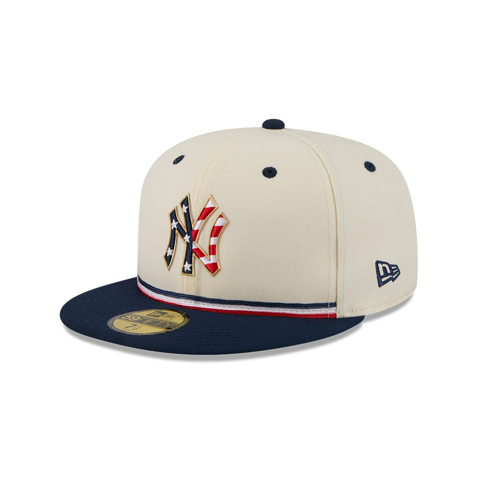 59FIFTY オンフィールド 2026 MLB 4th of July ニューヨーク・ヤンキース クロームホワイト
