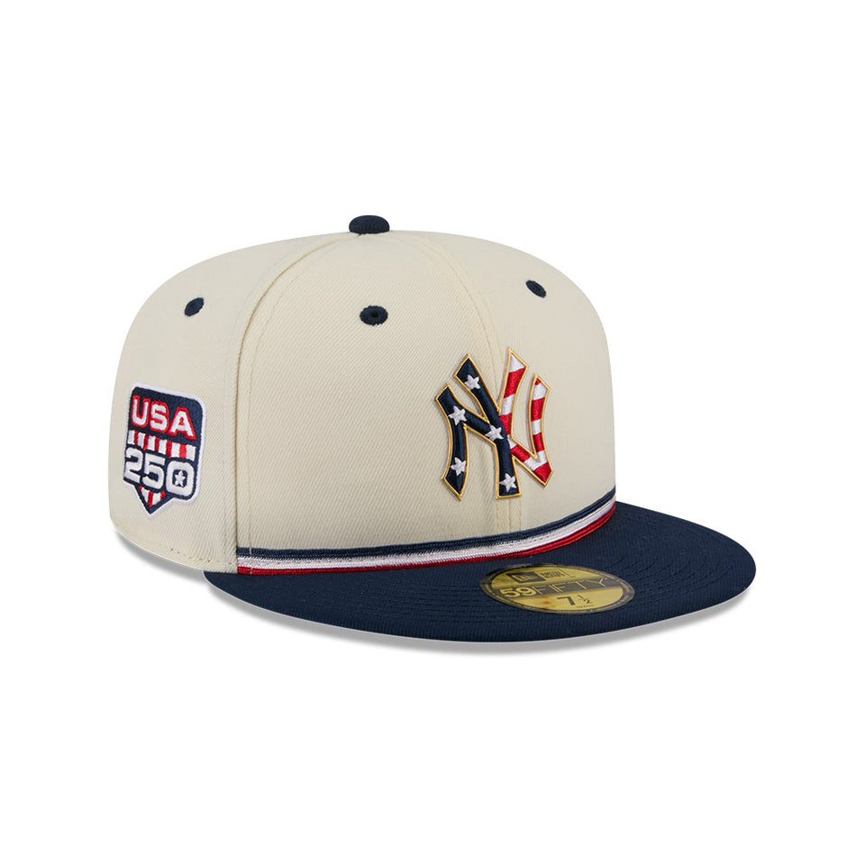 59FIFTY オンフィールド 2026 MLB 4th of July ニューヨーク・ヤンキース クロームホワイト