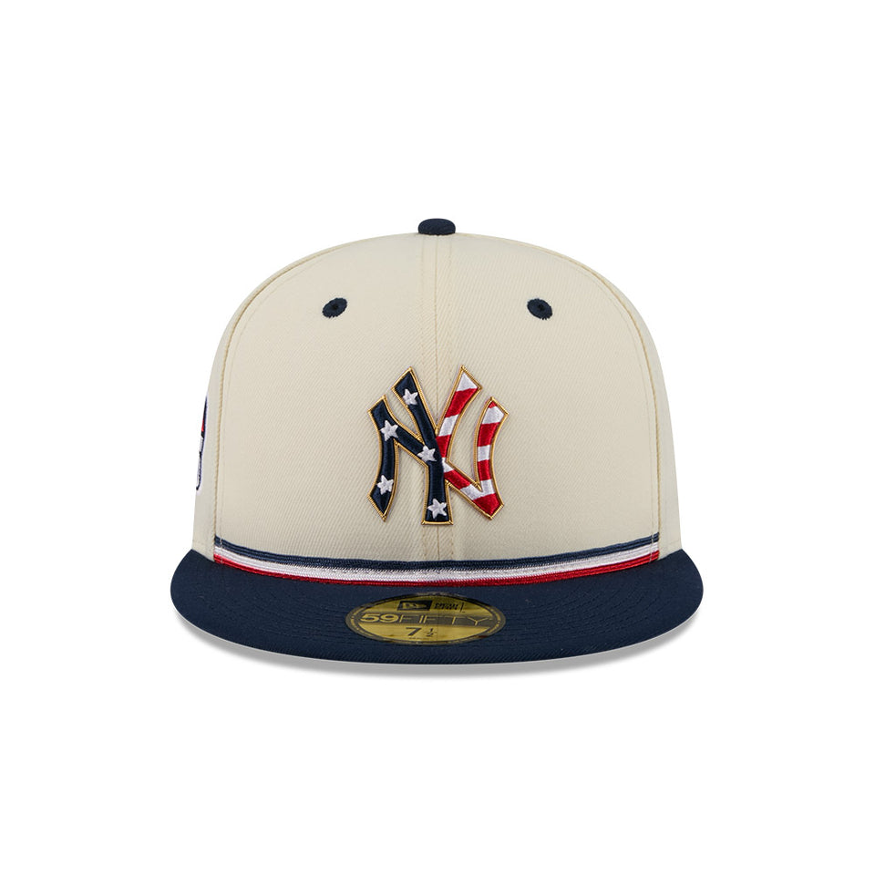 59FIFTY オンフィールド 2026 MLB 4th of July ニューヨーク・ヤンキース クロームホワイト
