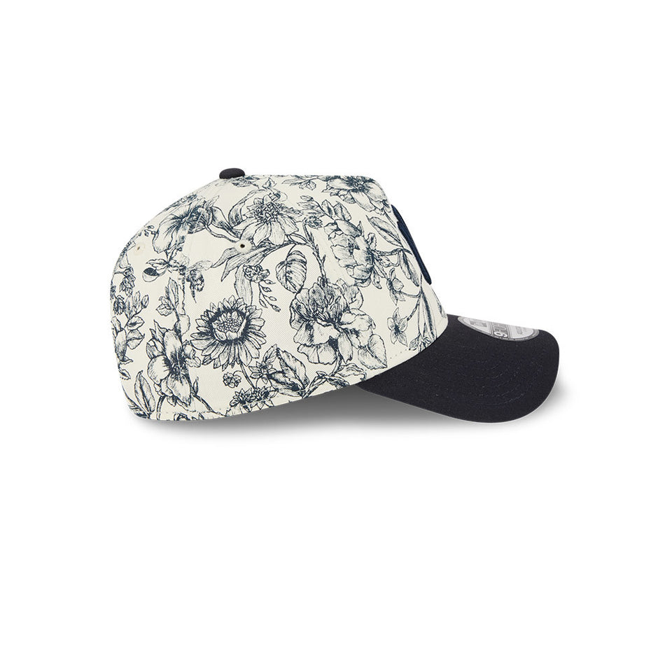 9FORTY A-Frame Spring Floral ニューヨーク・ヤンキース ネイビーバイザー