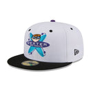 59FIFTY Dexter's Laboratory Genius At Work ホワイト ブラックバイザー