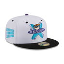 59FIFTY Dexter's Laboratory Genius At Work ホワイト ブラックバイザー