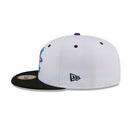 59FIFTY Dexter's Laboratory Genius At Work ホワイト ブラックバイザー