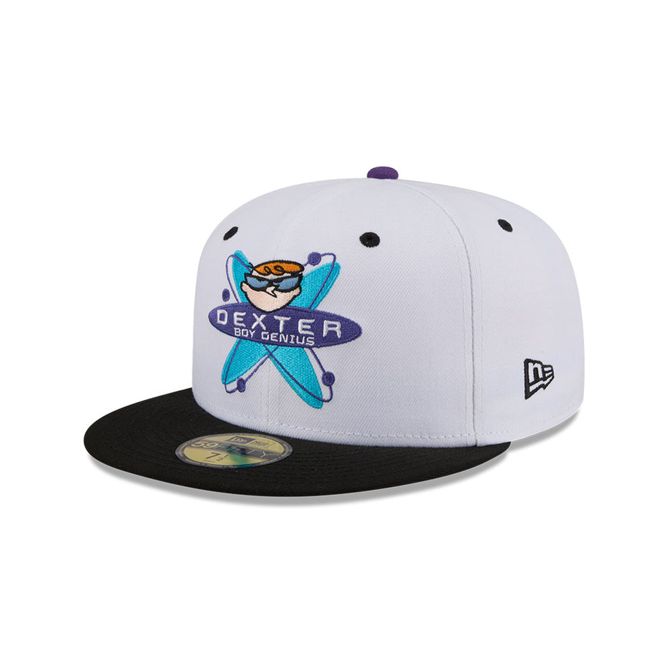 59FIFTY Dexter's Laboratory Genius At Work ホワイト ブラック