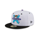 59FIFTY Dexter's Laboratory Genius At Work ホワイト ブラックバイザー