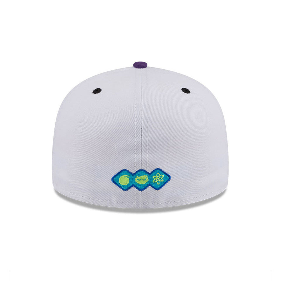 59FIFTY Dexter's Laboratory Genius At Work ホワイト ブラックバイザー
