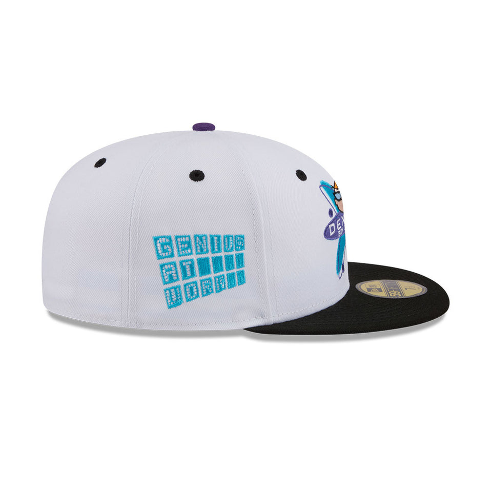 59FIFTY Dexter's Laboratory Genius At Work ホワイト ブラックバイザー