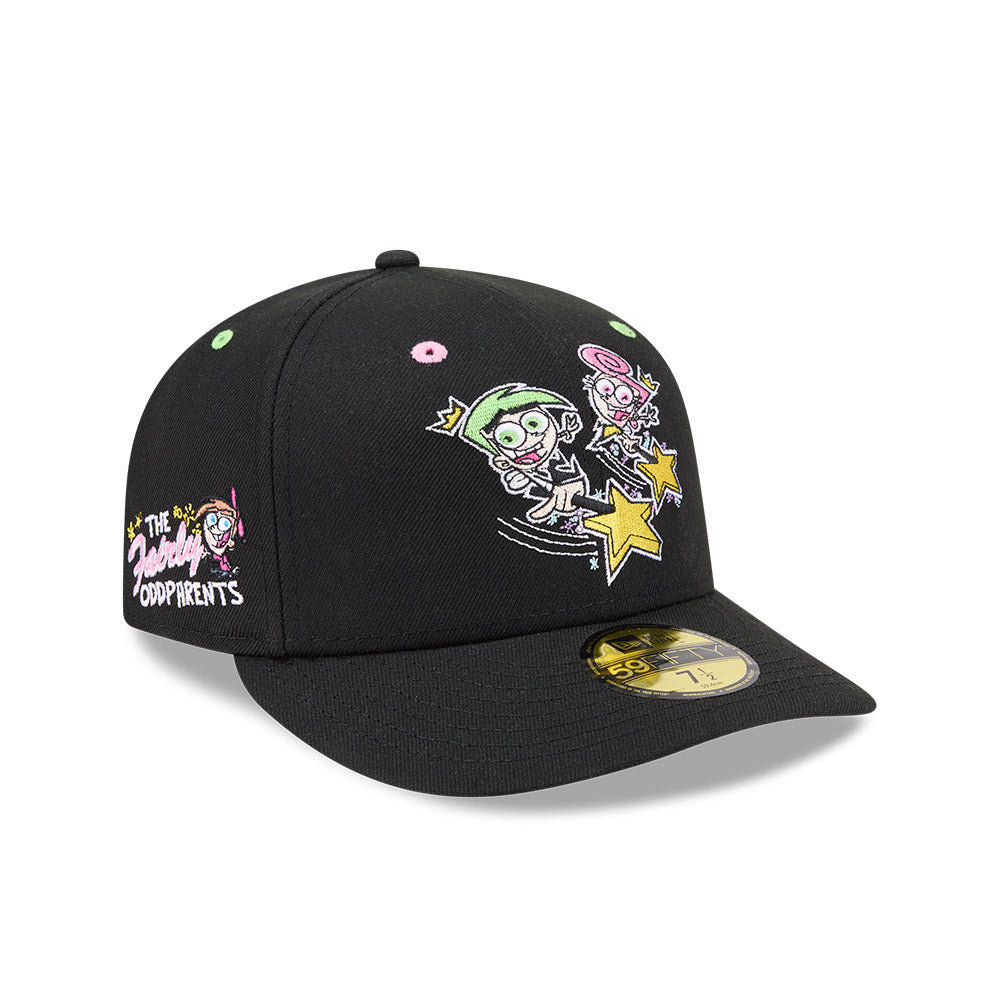 59FIFTY The Fairly OddParents Logo ブラック ピンクアンダーバイザー