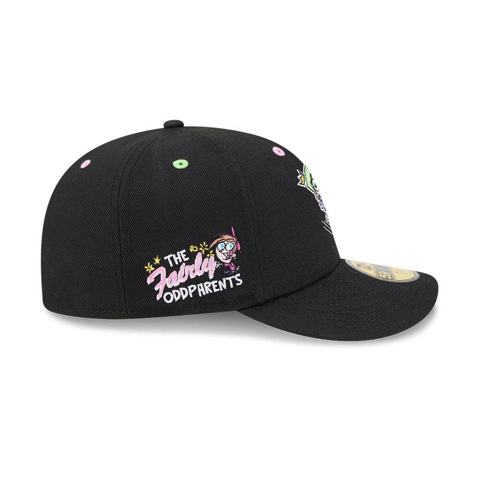 59FIFTY The Fairly OddParents Logo ブラック ピンクアンダーバイザー