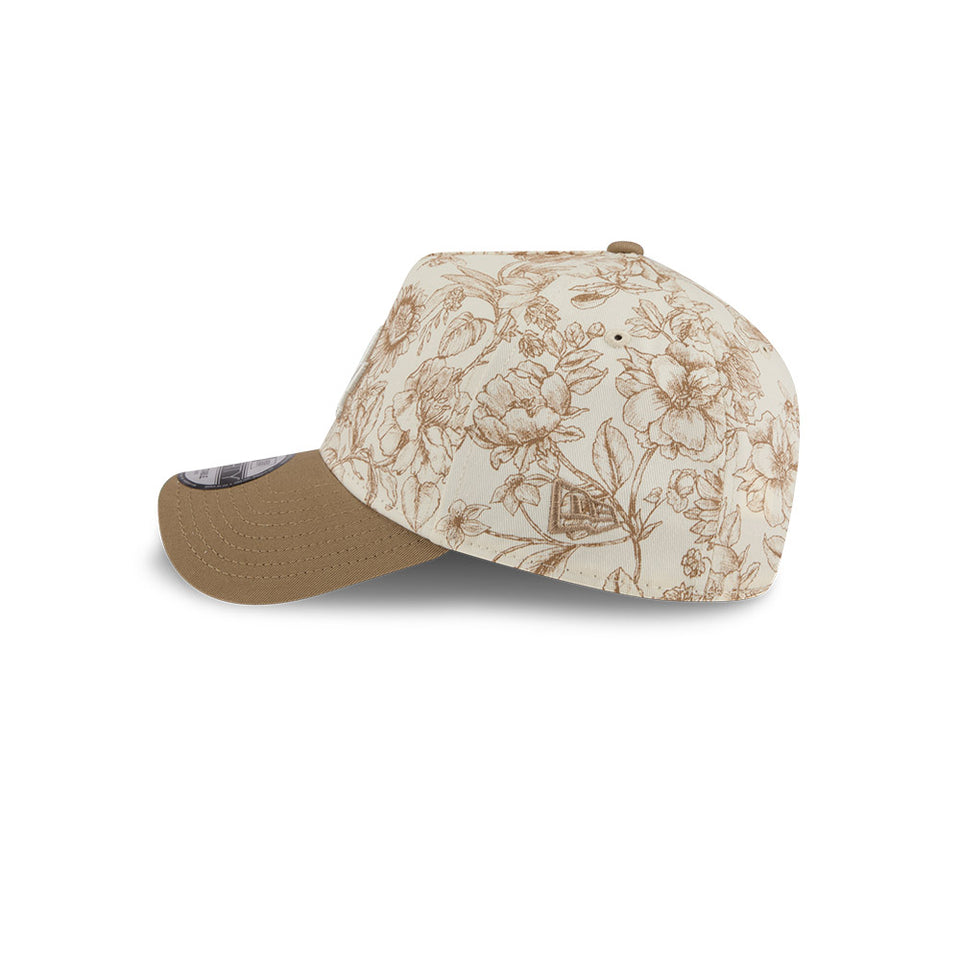 9FORTY A-Frame Spring Floral ロサンゼルス・ドジャース ブリティッシュカーキ