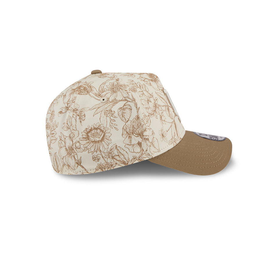 9FORTY A-Frame Spring Floral ロサンゼルス・ドジャース ブリティッシュカーキ