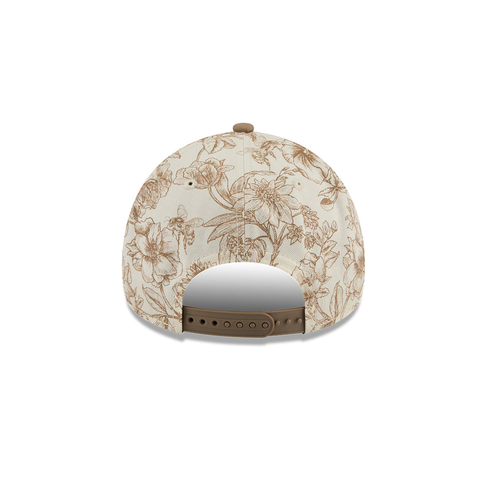 9FORTY A-Frame Spring Floral ロサンゼルス・ドジャース ブリティッシュカーキ