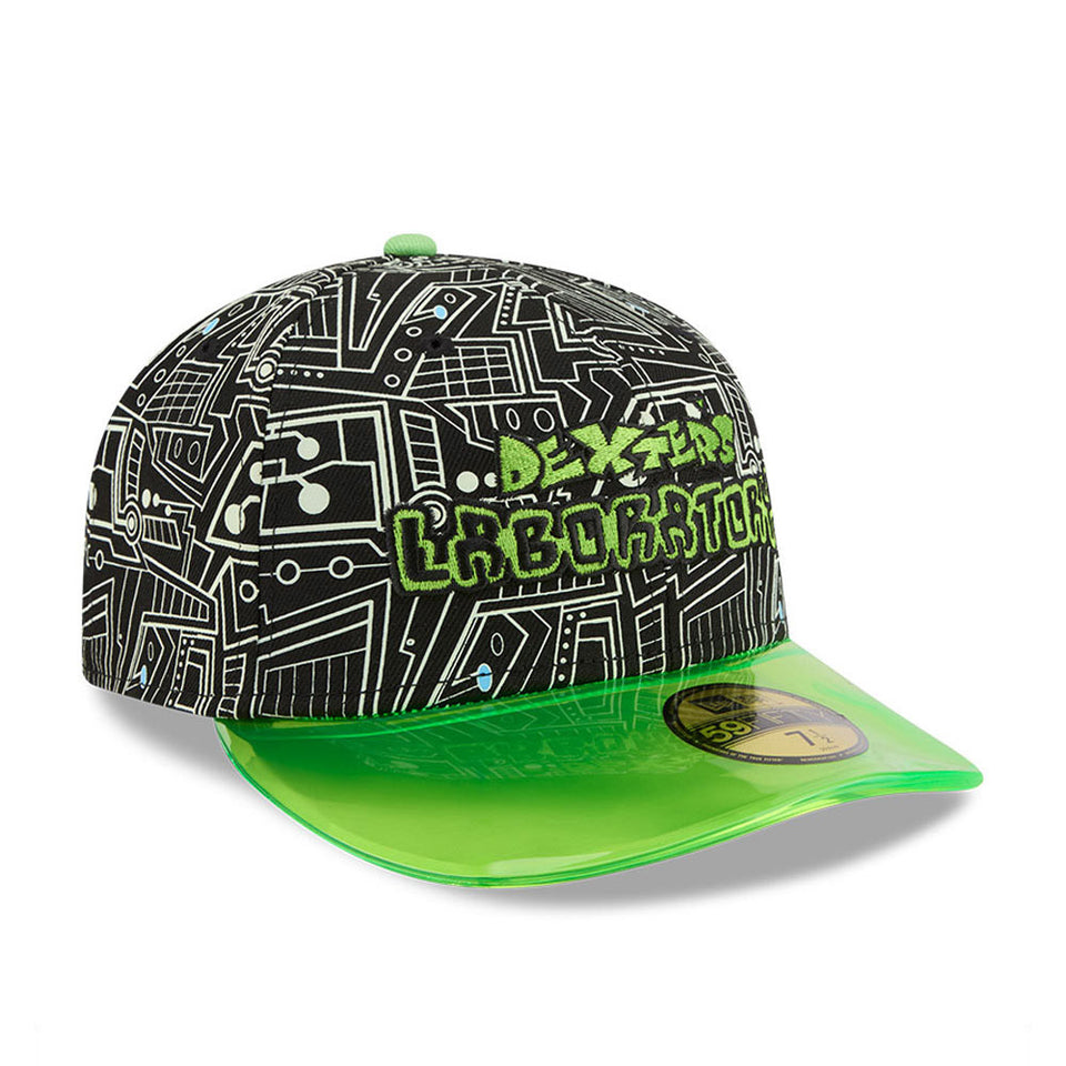 59FIFTY Dexter's Laboratory All Over Print ライトグリーン
