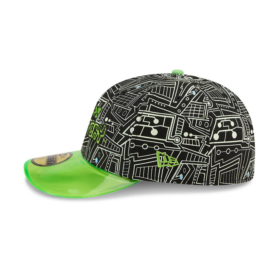 59FIFTY Dexter's Laboratory All Over Print ライトグリーン