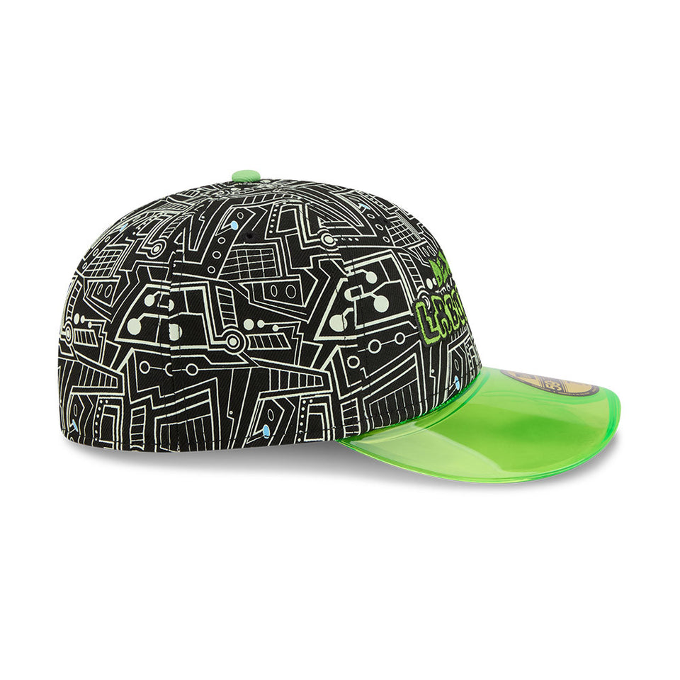 59FIFTY Dexter's Laboratory All Over Print ライトグリーンプラスチックバイザー