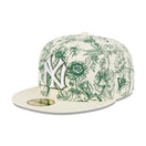59FIFTY Spring Floral ニューヨーク・ヤンキース クーパーズタウン クロームホワイト