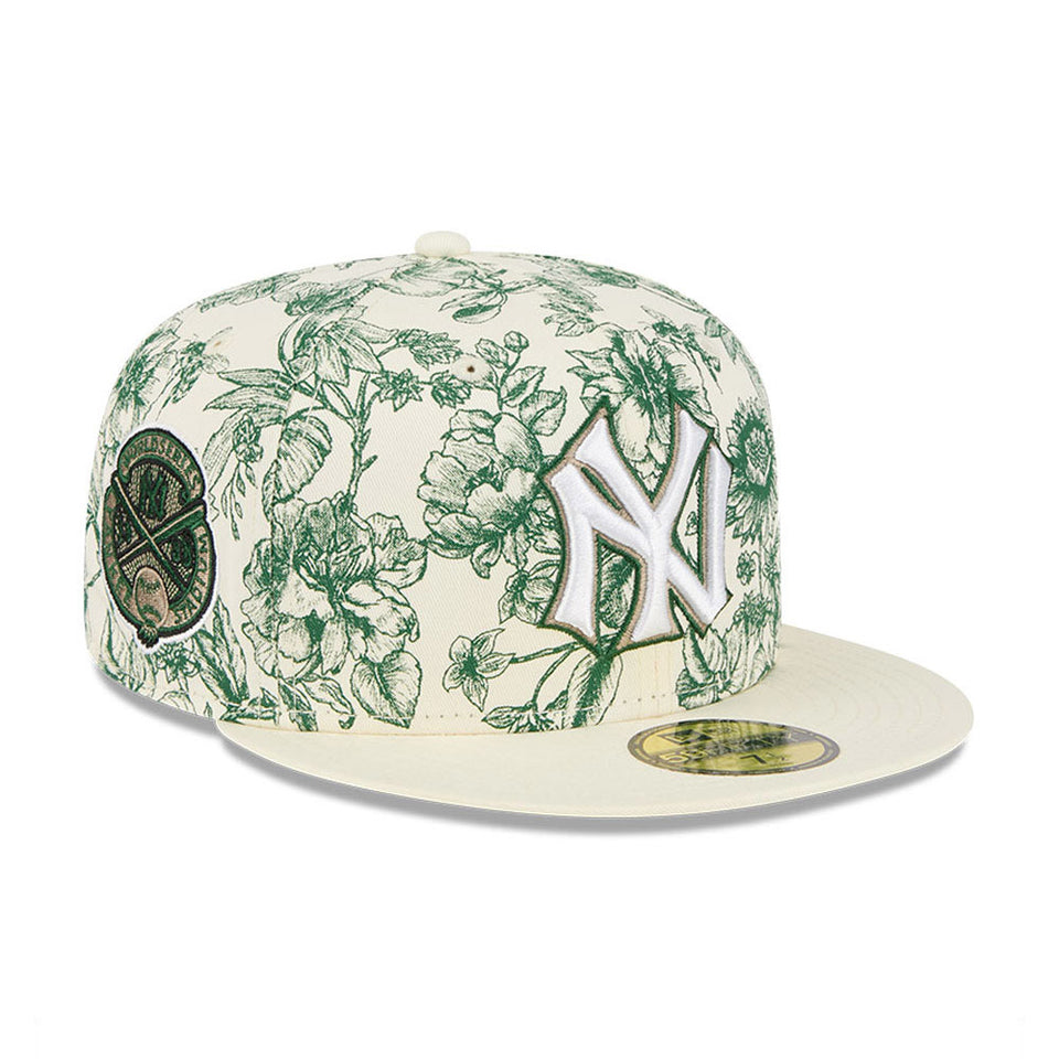 【レア】THE UPSIDE パームリーフ セットアップ 緑 59FIFTY Spring Floral ニューヨーク・ヤンキース クーパーズタウン