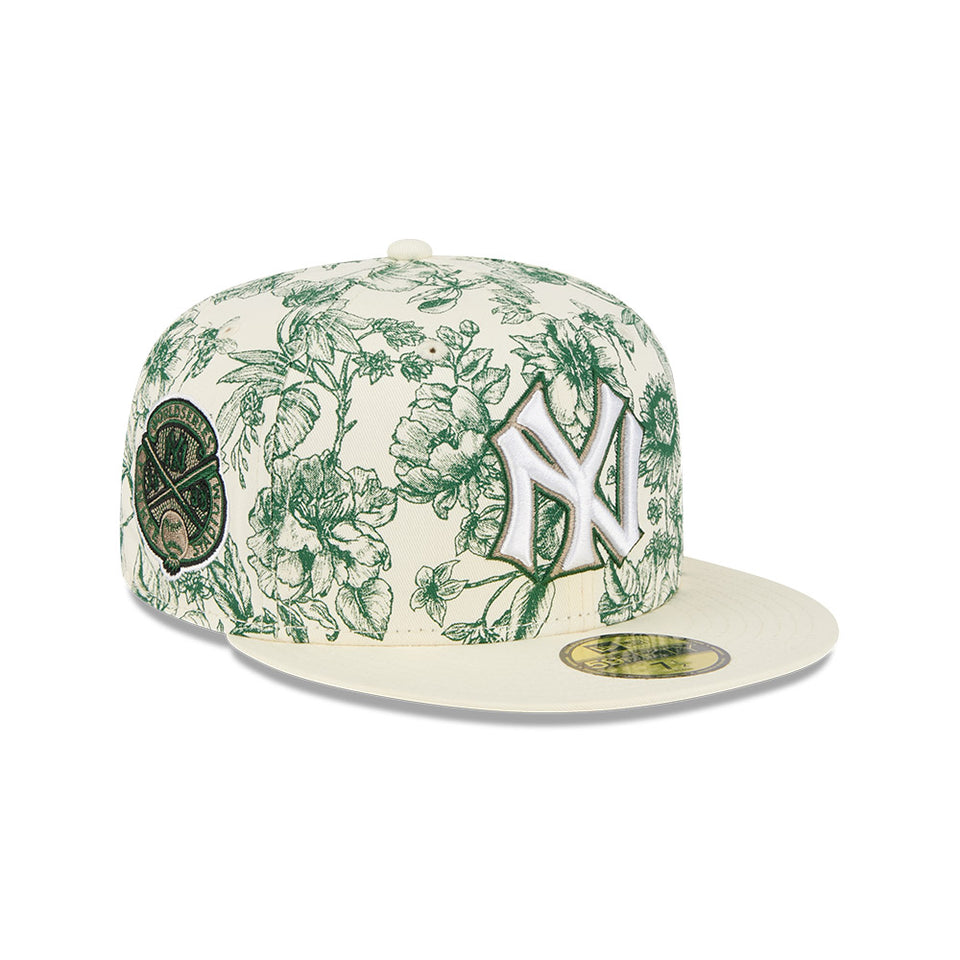 59FIFTY Spring Floral ニューヨーク・ヤンキース クーパーズタウン クロームホワイト