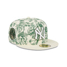 59FIFTY Spring Floral ニューヨーク・ヤンキース クーパーズタウン クロームホワイト