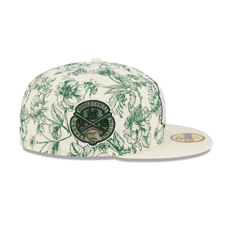 59FIFTY Spring Floral ニューヨーク・ヤンキース クーパーズタウン クロームホワイト