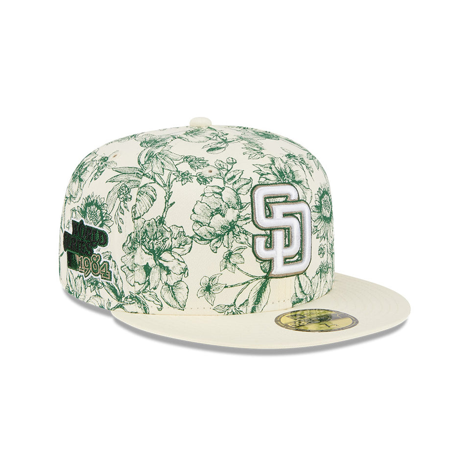 59FIFTY Spring Floral サンディエゴ・パドレス クロームホワイト