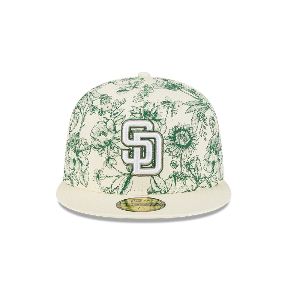 59FIFTY Spring Floral サンディエゴ・パドレス クロームホワイト