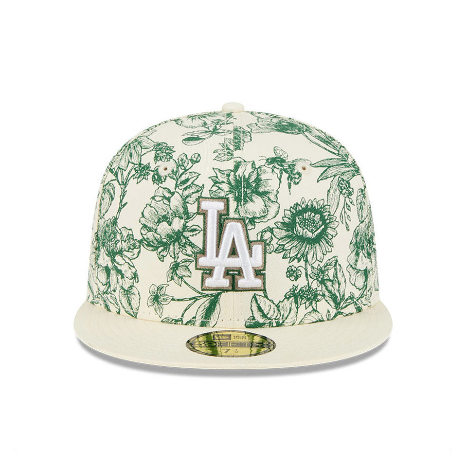 59FIFTY Spring Floral ロサンゼルス・ドジャース クロームホワイト