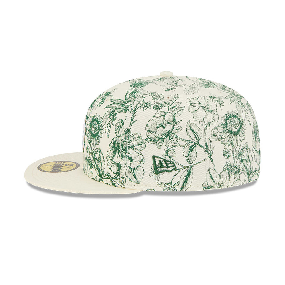 59FIFTY Spring Floral ロサンゼルス・ドジャース クロームホワイト