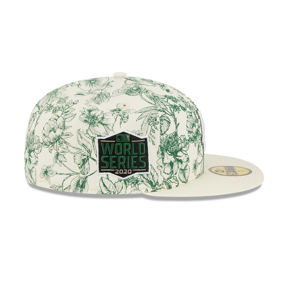 59FIFTY Spring Floral ロサンゼルス・ドジャース クロームホワイト