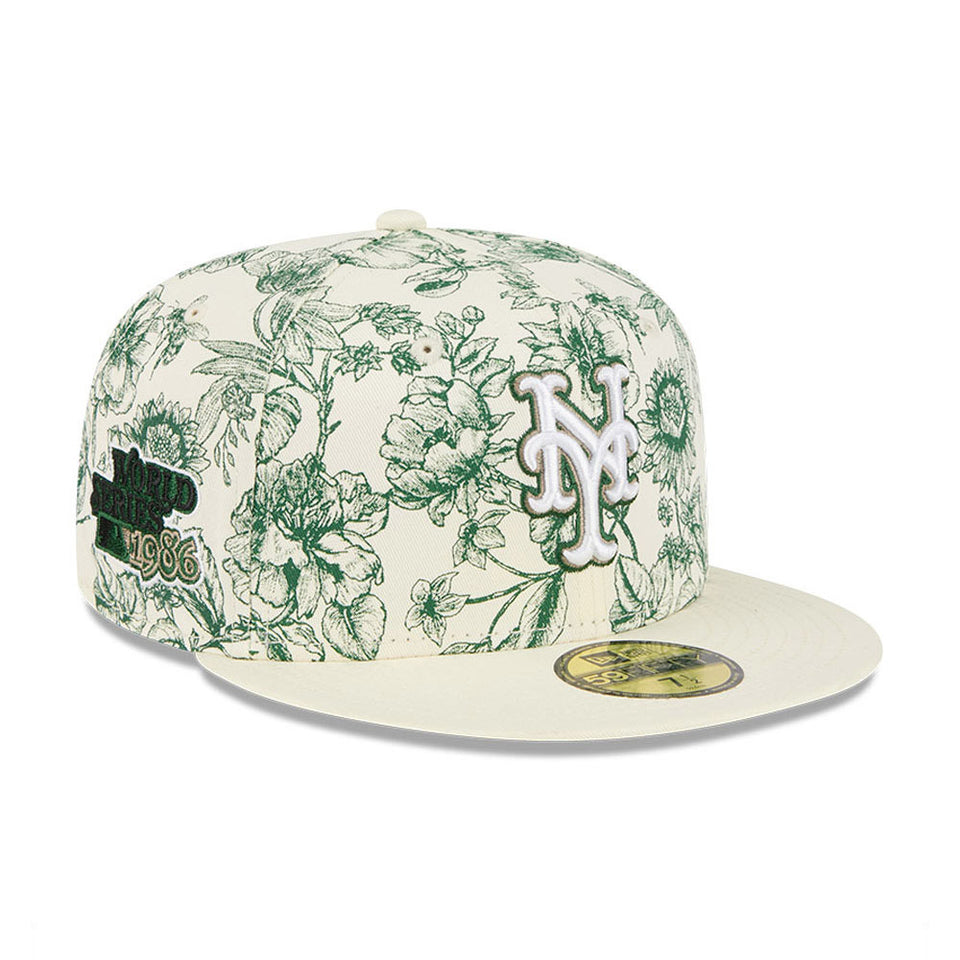 59FIFTY Spring Floral ニューヨーク・メッツ クロームホワイト