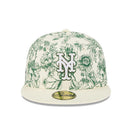 59FIFTY Spring Floral ニューヨーク・メッツ クロームホワイト