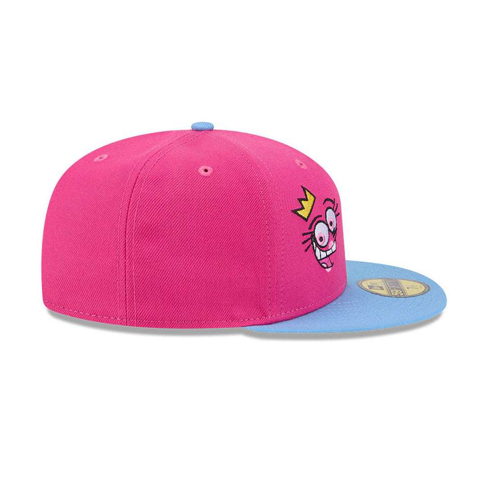 59FIFTY The Fairly OddParents ピンク/ライトグリーン ライトブルーバイザー