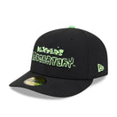 59FIFTY Dexter's Laboratory Dee Dee ブラック ライトグリーンアンダーバイザー