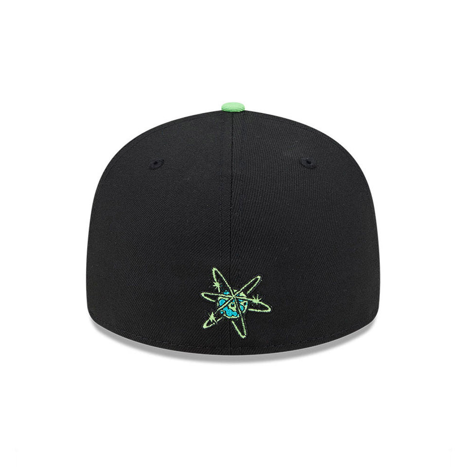 59FIFTY Dexter's Laboratory Dee Dee ブラック ライトグリーンアンダーバイザー