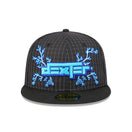 59FIFTY Dexter's Laboratory ブラック ライトブルーアンダーバイザー