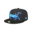59FIFTY Dexter's Laboratory ブラック ライトブルーアンダーバイザー