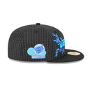 59FIFTY Dexter's Laboratory ブラック ライトブルーアンダーバイザー