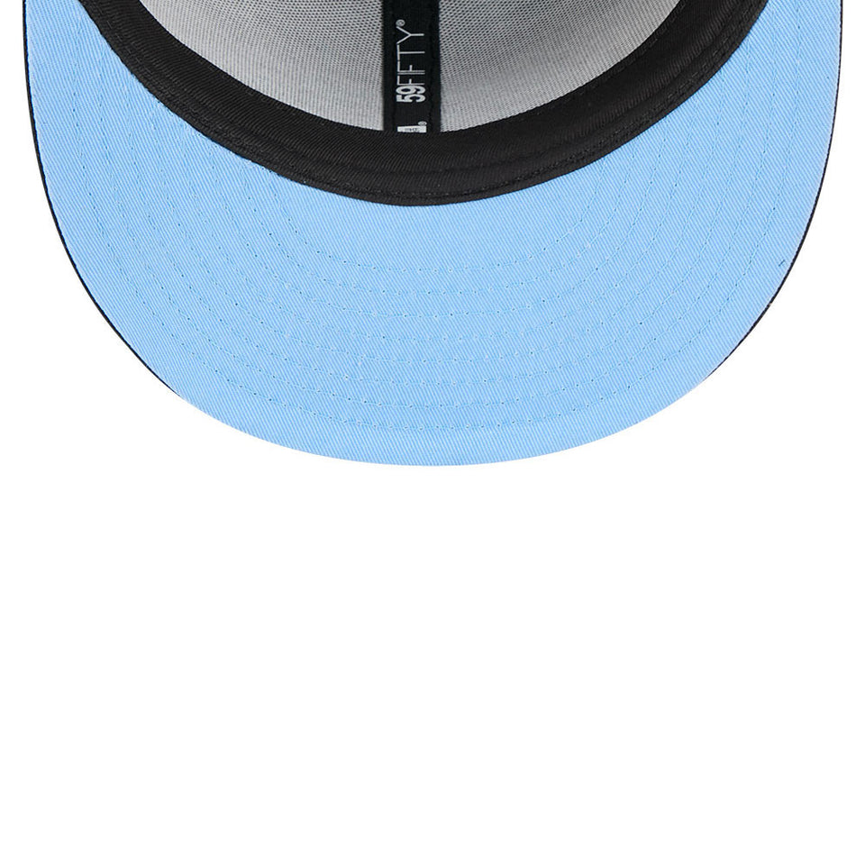 59FIFTY Dexter's Laboratory ブラック ライトブルーアンダーバイザー