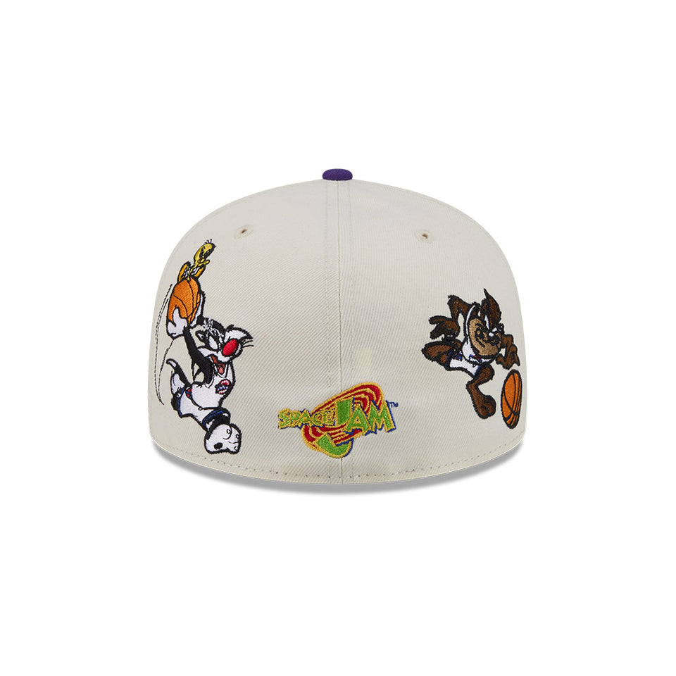 59FIFTY Space Jam スペース・ジャム ロサンゼルス・レイカーズ Tune Squad ホワイト/パープル