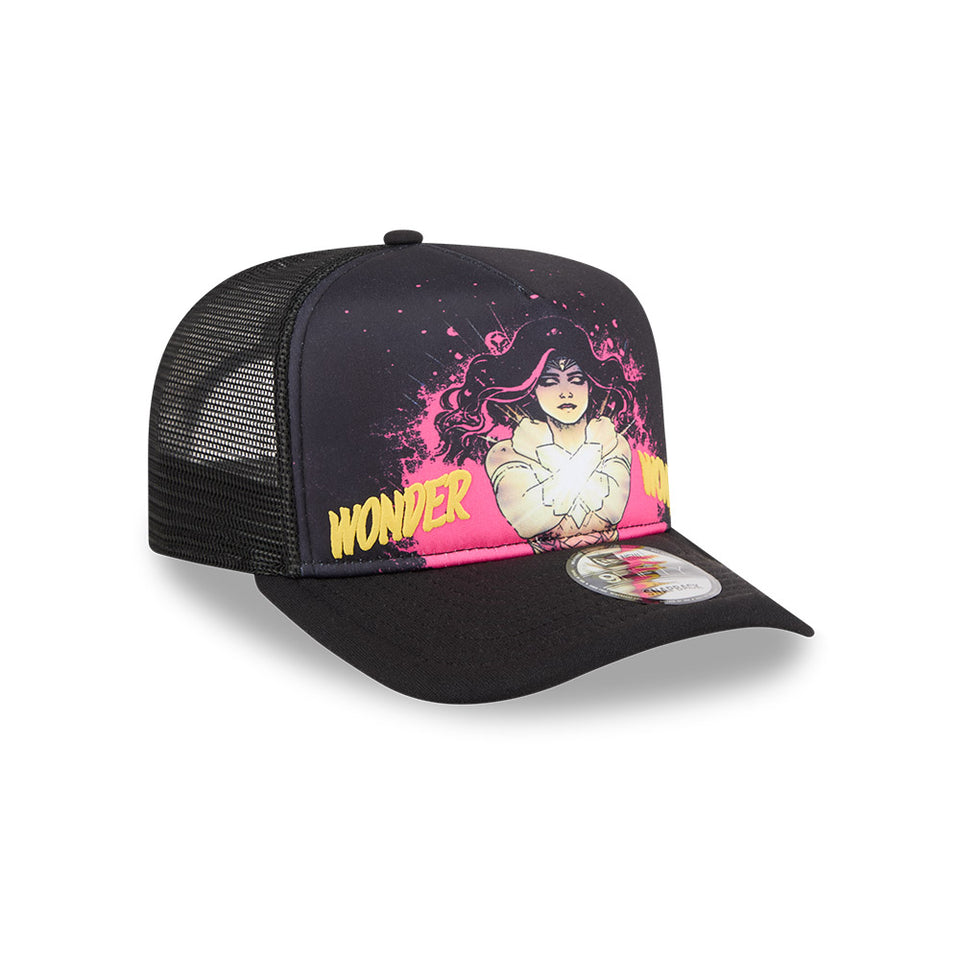 PC 9FIFTY A-Frame トラッカー DC Comics Wonder Woman ブラック