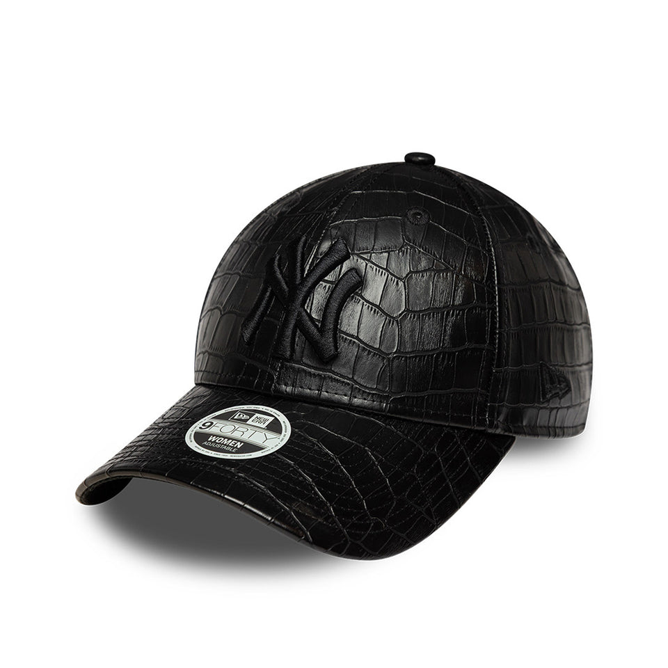 Women's 9FORTY Pattern PU ニューヨーク・ヤンキース ブラック