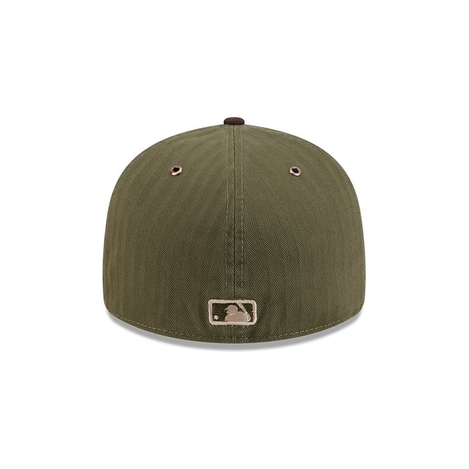 PC 59FIFTY American Herringbone サンディエゴ・パドレス オリーブ ブラウンバイザー