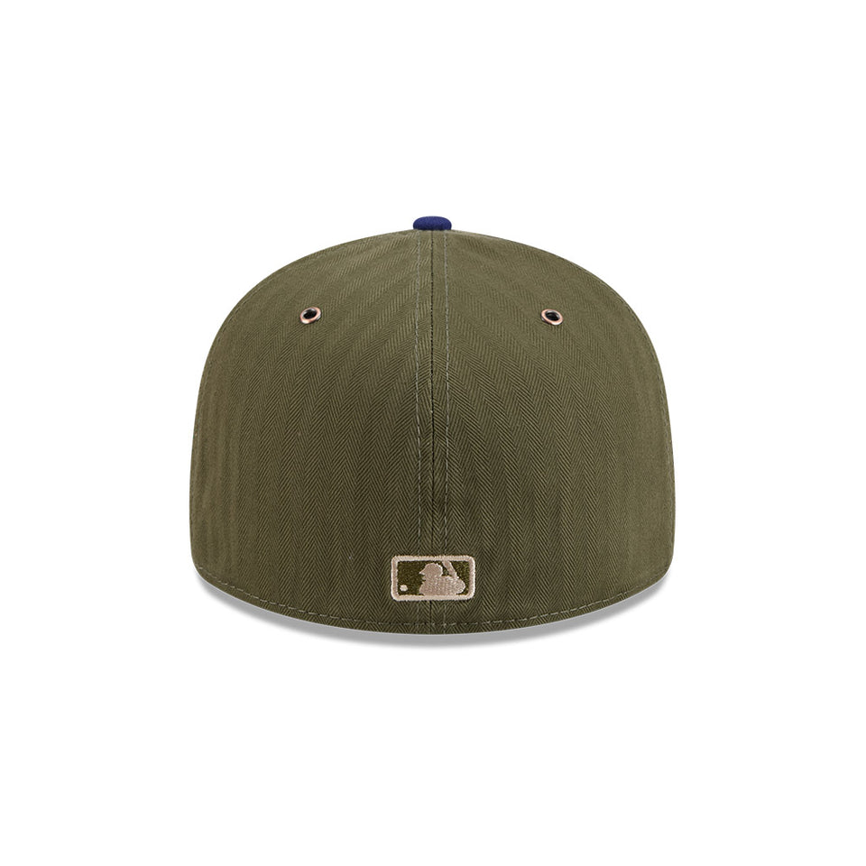PC 59FIFTY American Herringbone ロサンゼルス・ドジャース ダークロイヤルバイザー