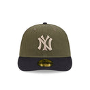 PC 59FIFTY American Herringbone ニューヨーク・ヤンキース クーパーズタウン オリーブ ネイビーバイザー
