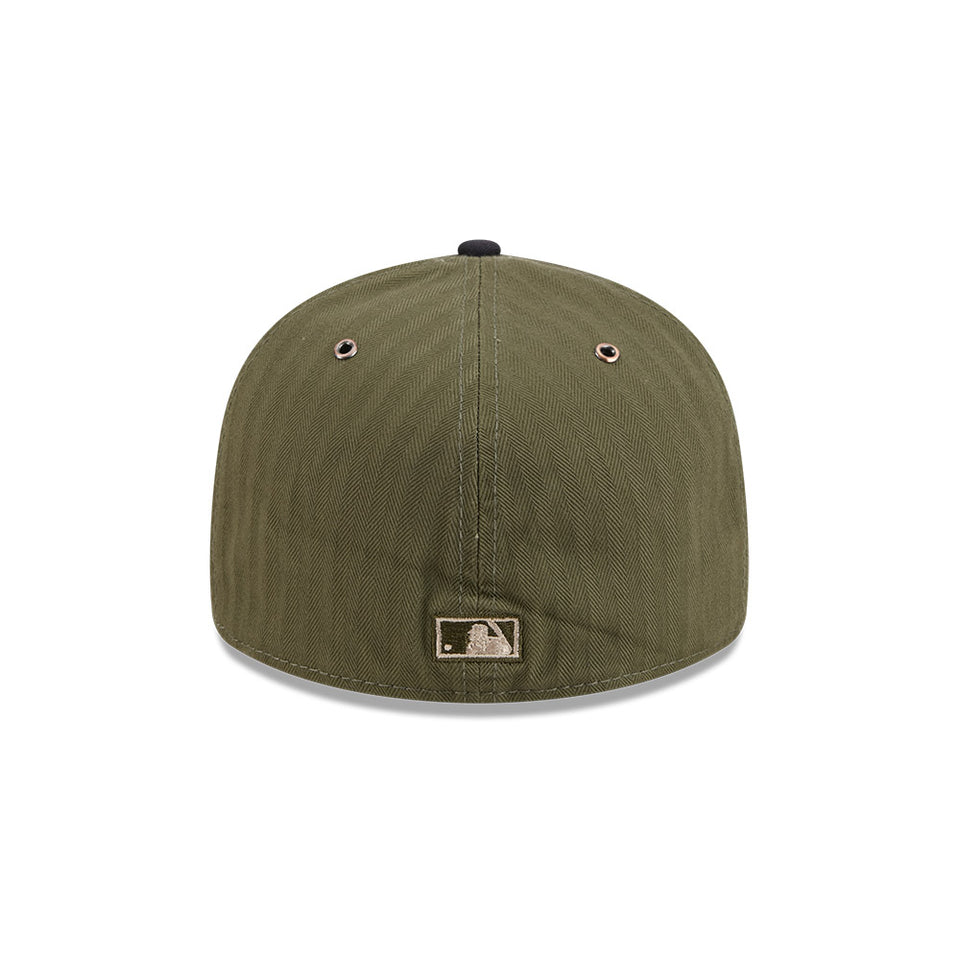 PC 59FIFTY American Herringbone ニューヨーク・ヤンキース クーパーズタウン オリーブ ネイビーバイザー