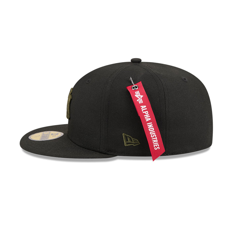 59FIFTY Alpha Industries ニューヨーク・ヤンキース ブラック