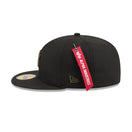 59FIFTY Alpha Industries ニューヨーク・ヤンキース ブラック