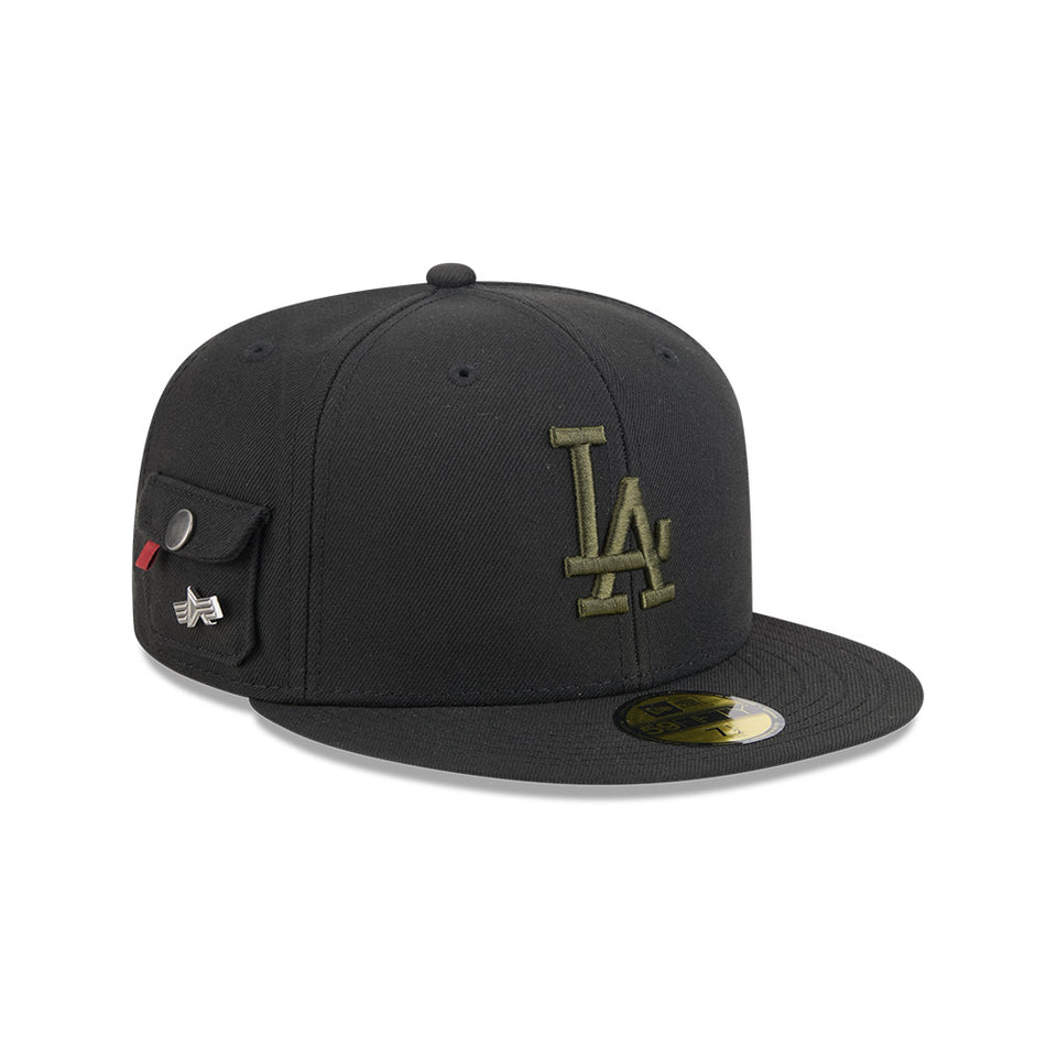 59FIFTY Alpha Industries ロサンゼルス・ドジャース ブラック
