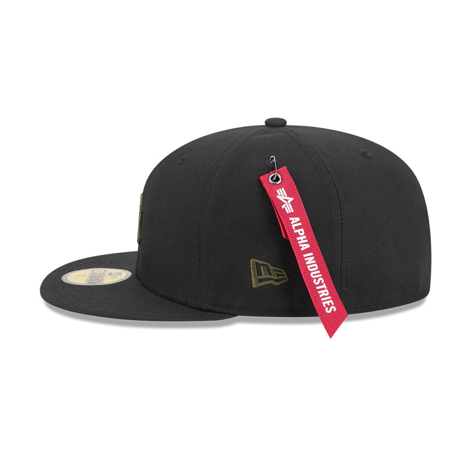 59FIFTY Alpha Industries ロサンゼルス・ドジャース ブラック