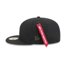 59FIFTY Alpha Industries ロサンゼルス・ドジャース ブラック